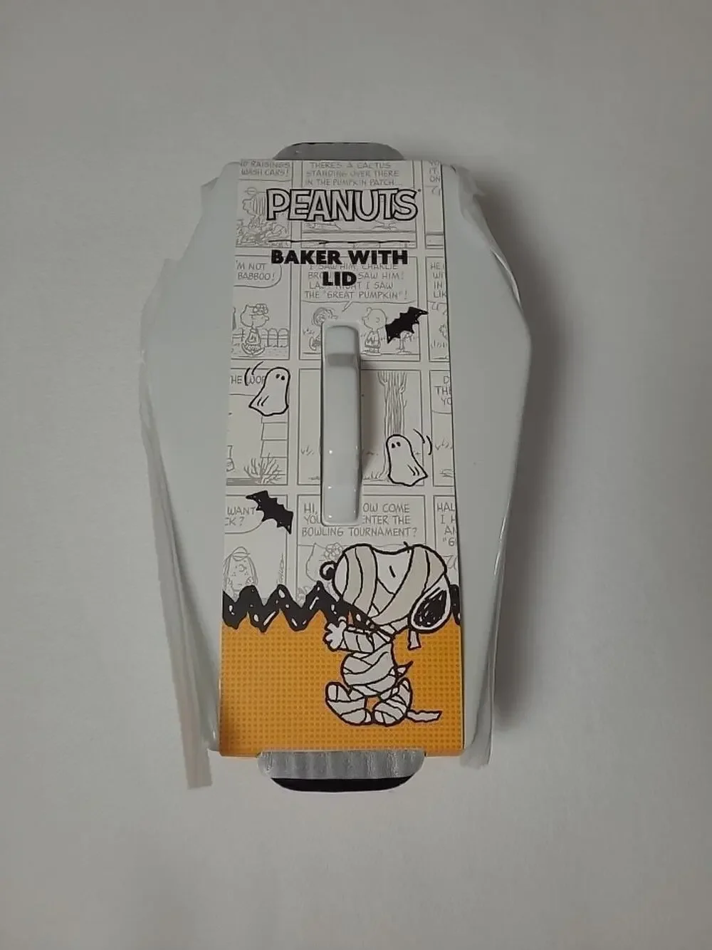 Snoopy Peanuts Coffin Shaped Baking Dish With Lid Halloween Zrike Snoopy